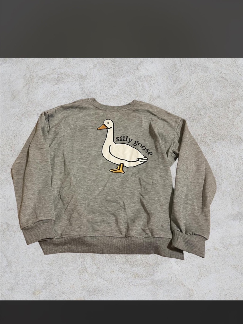 Silly Goose Crewneck Sweatshirt - Taupe